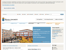 Tablet Screenshot of nackatingsratt.domstol.se