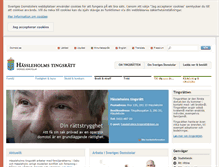 Tablet Screenshot of hassleholmstingsratt.domstol.se