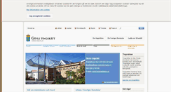 Desktop Screenshot of gavletingsratt.domstol.se