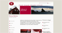 Desktop Screenshot of fo.domstol.dk