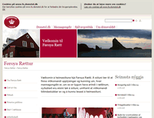 Tablet Screenshot of fo.domstol.dk