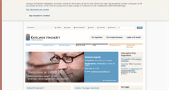 Desktop Screenshot of gotlandstingsratt.domstol.se