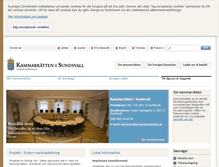 Tablet Screenshot of kammarrattenisundsvall.domstol.se